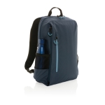 Sac à dos polyvalent à USB, RFID et poche pour PC 15,6'' EcoLifestyle couleur bleu marine quatrième vue