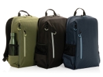 Sac à dos polyvalent à USB, RFID et poche pour PC 15,6'' EcoLifestyle couleur bleu marine vue générale