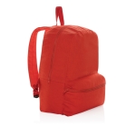Sac à dos en toile recyclée de couleur 285 g/m² Mochila EcoTrace couleur rouge
