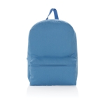 Sac à dos en toile recyclée de couleur 285 g/m² Mochila EcoTrace couleur bleu ciel deuxième vue