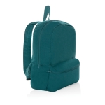 Sac à dos en toile recyclée de couleur 285 g/m² Mochila EcoTrace couleur vert émeraude