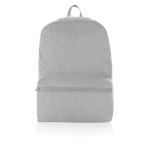 Sac à dos en toile recyclée non teintée 285g/m² Ecotrace Raw couleur gris deuxième vue