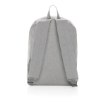 Sac à dos en toile recyclée non teintée 285g/m² Ecotrace Raw couleur gris quatrième vue