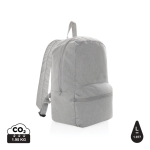 Sac à dos en toile recyclée non teintée 285g/m² Ecotrace Raw couleur gris