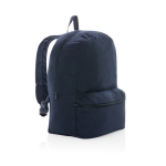 Sac à dos en toile recyclée non teintée 285g/m² Ecotrace Raw couleur bleu marine