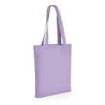 Tote bag personnalisé pas cher en toile recyclée EcoTrace® 285g/m2 couleur violet