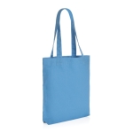 Tote bag personnalisé pas cher en toile recyclée EcoTrace® 285g/m2 couleur bleu ciel