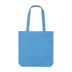 Tote bag personnalisé pas cher en toile recyclée EcoTrace® 285g/m2 couleur bleu ciel deuxième vue
