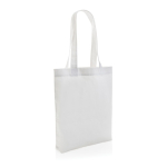 Sac promotionnel en toile recyclée non teintée 285g/m2 EcoTrace Raw couleur blanc