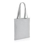 Sac promotionnel en toile recyclée non teintée 285g/m2 EcoTrace Raw couleur gris