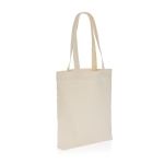 Sac promotionnel en toile recyclée non teintée 285g/m2 EcoTrace Raw couleur blanc cassé