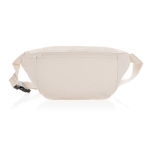 Sacs bananes personnalisés en toile recyclée 285 g/m² EcoTrace Raw couleur blanc cassé deuxième vue