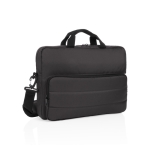 Sacoche écologique pour PC à poignée et bandoulière 15,6” Pocket RPET couleur noir