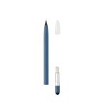 Stylo sans encre avec la gomme effaçable longue durée Eraser®. couleur bleu troisième vue