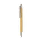 Stylo personnalisé en papier recyclé avec encre bleue