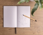 Crayon personnalisable infini en bambou avec gomme Bamboo BlackEraser couleur bois vue d'ambiance