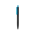 Stylo avec motif géométrique en losange à l'Encre Bleue X3 Soft Black couleur bleu