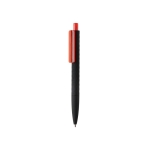 Stylo avec motif géométrique en losange à l'Encre Bleue X3 Soft Black couleur rouge