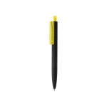 Stylo avec motif géométrique en losange à l'Encre Bleue X3 Soft Black couleur jaune