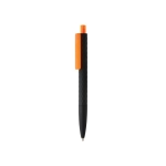 Stylo avec motif géométrique en losange à l'Encre Bleue X3 Soft Black couleur orange