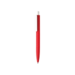 Stylo à bille avec logo à écriture souple Encre Bleue X3 Soft Colors couleur rouge