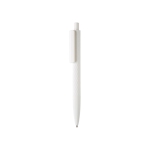Stylo à bille avec logo à écriture souple Encre Bleue X3 Soft Colors couleur blanc