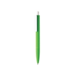 Stylo à bille avec logo à écriture souple Encre Bleue X3 Soft Colors couleur vert