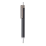 Stylo pas cher à l'esthétique moderne Encre Bleue Dokumental® X8 Soft couleur gris