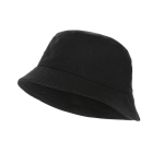 Bob personnalisable avec logo en matériaux recyclés EcoTrace Raw couleur noir