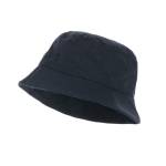 Bob personnalisable avec logo en matériaux recyclés EcoTrace Raw couleur bleu marine