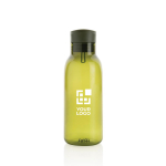 Gourde 100% RPET avec poignée de transport 500 ml Avira Atik couleur vert avec zone d'impression