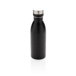Gourde en acier inox recyclé sans fuite ni BPA 500 ml EcoDeluxe couleur noir