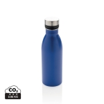 Gourde en acier inox recyclé sans fuite ni BPA 500 ml EcoDeluxe couleur bleu