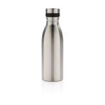 Gourde en acier inox recyclé sans fuite ni BPA 500 ml EcoDeluxe couleur argenté deuxième vue