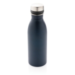 Gourde en acier inox recyclé sans fuite ni BPA 500 ml EcoDeluxe couleur bleu marine