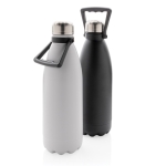 Gourde isotherme grande avec poignée de transport 1,5 L Eco Handle couleur noir vue générale