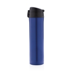 Thermos en inox avec bouchon à fermeture sécurisée 450ml Exclusive couleur bleu troisième vue