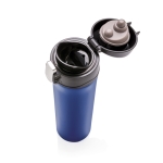 Thermos en inox avec bouchon à fermeture sécurisée 450ml Exclusive couleur bleu sixième vue