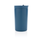 Thermos en matériaux recyclés avec fermeture anti-goutte 300ml Vaccum couleur bleu troisième vue