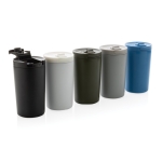 Thermos en matériaux recyclés avec fermeture anti-goutte 300ml Vaccum couleur bleu vue générale