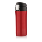 Bouteille en inox recyclé avec fermeture sécurisée 300ml Eco Roiboos couleur rouge