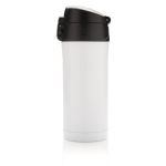 Bouteille en inox recyclé avec fermeture sécurisée 300ml Eco Roiboos couleur blanc cinquième vue