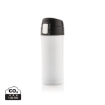 Bouteille en inox recyclé avec fermeture sécurisée 300ml Eco Roiboos couleur blanc