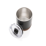 Verre thermos compact avec base en liège 180ml Eco Cork Small couleur noir cinquième vue