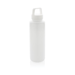 Gourde en plastique recyclé personnalisée avec poignée 500 ml GreenSip couleur blanc