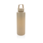 Gourde en plastique recyclé personnalisée avec poignée 500 ml GreenSip couleur beige