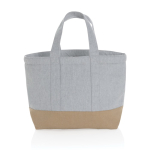 Petit sac isotherme en toile bicolore 285 g/m2 couleur gris troisième vue