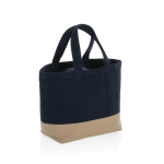 Petit sac isotherme en toile bicolore 285 g/m2