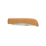 Couteau pliant en bois et acier inoxydable de haute qualité Forest couleur bois deuxième vue