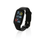 Montre d'activité publicitaire tactile étanche IP67 Steps OLED couleur noir